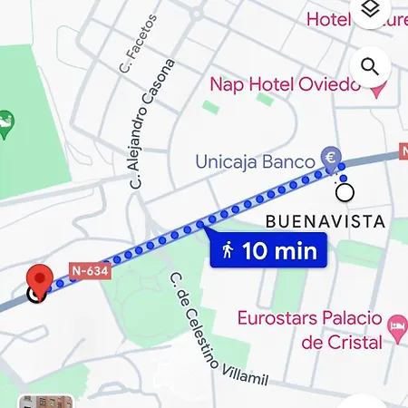 アパート Vistas Monte Naranco Con Parking 5euros Al Dia *