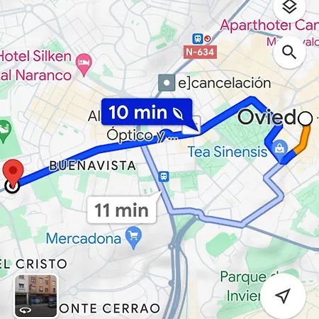 Vistas Monte Naranco Con Parking 5euros Al Dia דירה