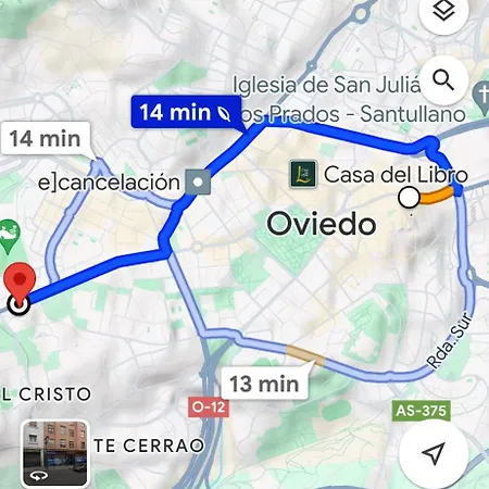 アパート Vistas Monte Naranco Con Parking 5euros Al Dia