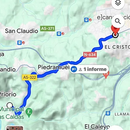 アパート Vistas Monte Naranco Con Parking 5euros Al Dia