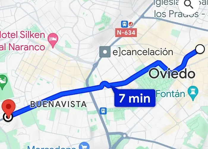 아파트 Vistas Monte Naranco Con Parking 5euros Al Dia *